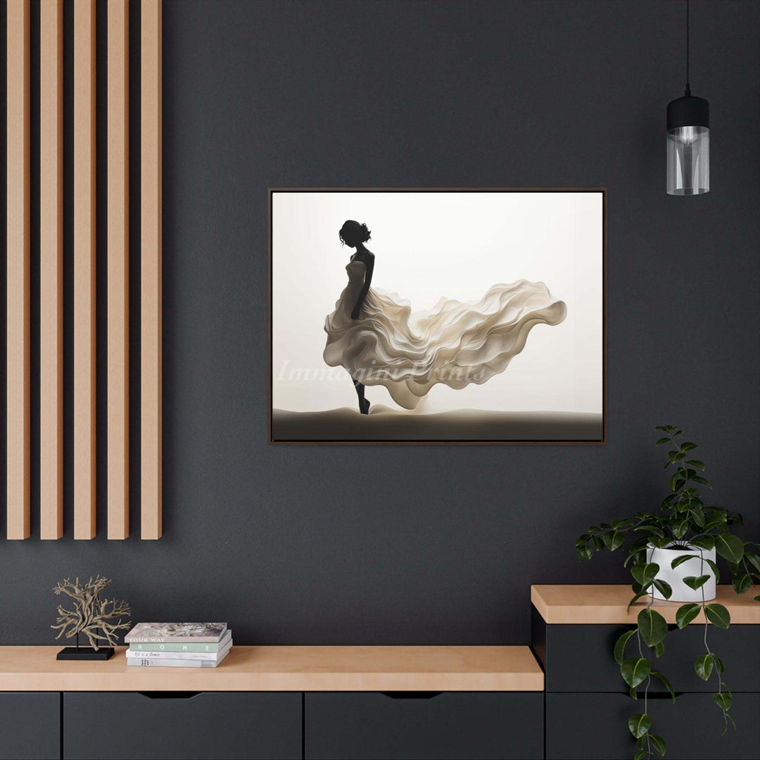 Lost In Serenity (Framed Canvas Print)