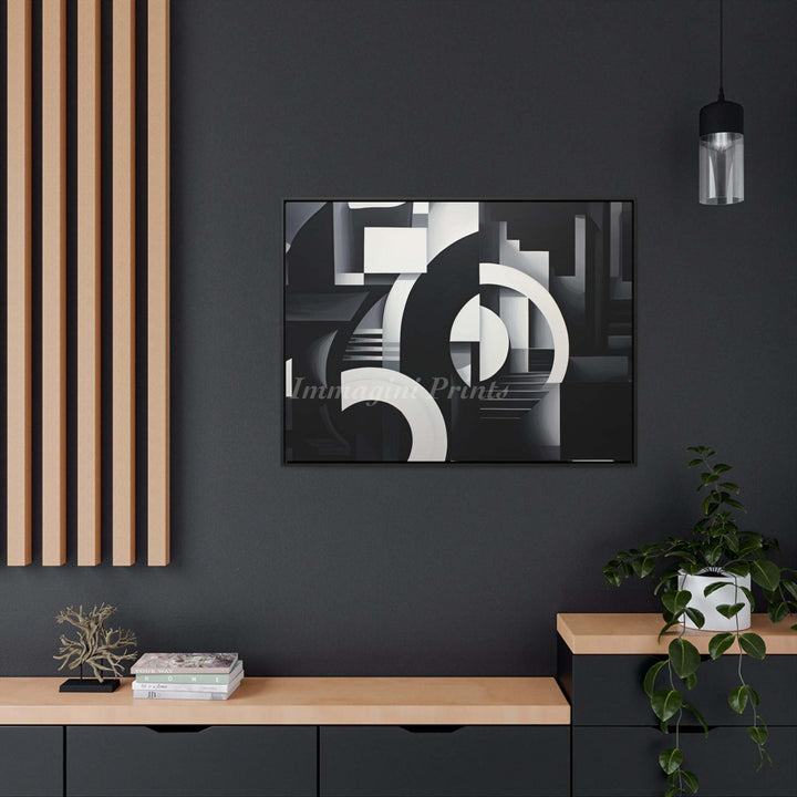 Angled Perspectives (Framed Canvas Print)