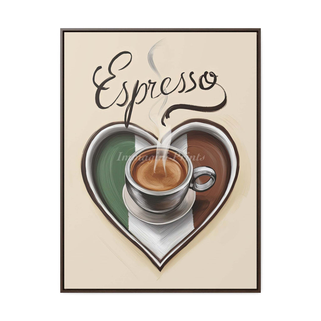 Espresso (Framed Canvas Print)