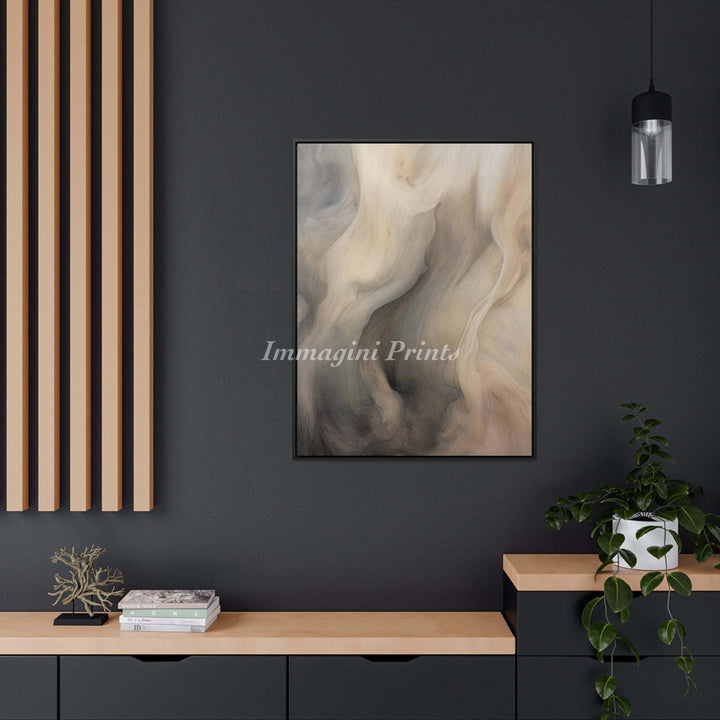 Ashen Dreams (Framed Canvas Print)