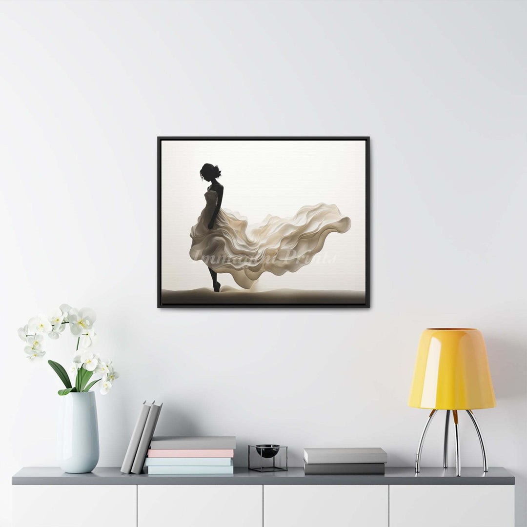 Lost In Serenity (Framed Canvas Print)