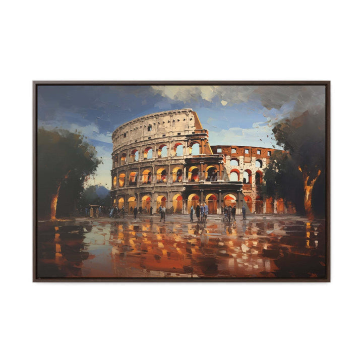 Il Colosseo Romano (Framed Canvas Print)