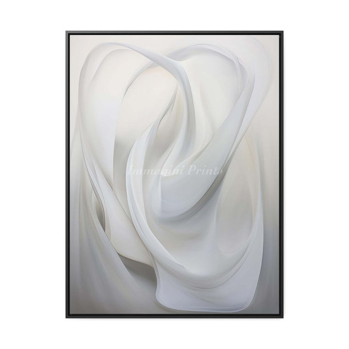 The Ivory Whirlwind (Framed Canvas Print)