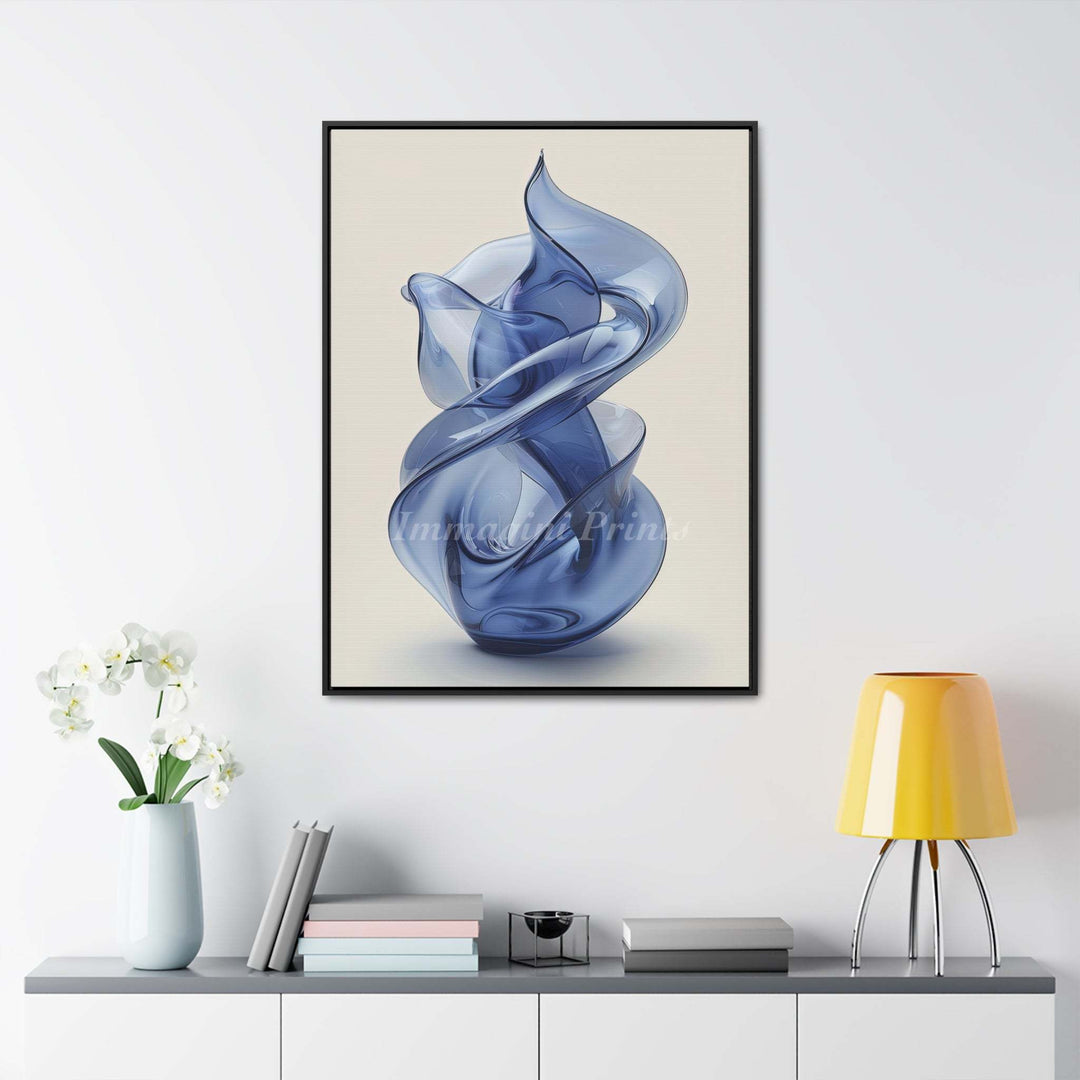 Venetian Waves (Framed Canvas Print)