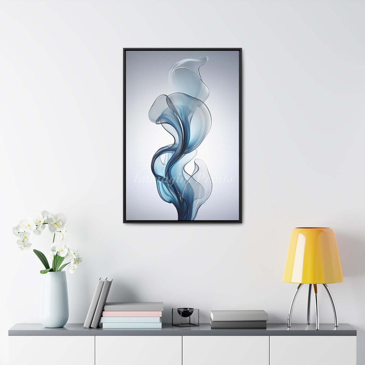 Fragile Purity (Framed Canvas Print)