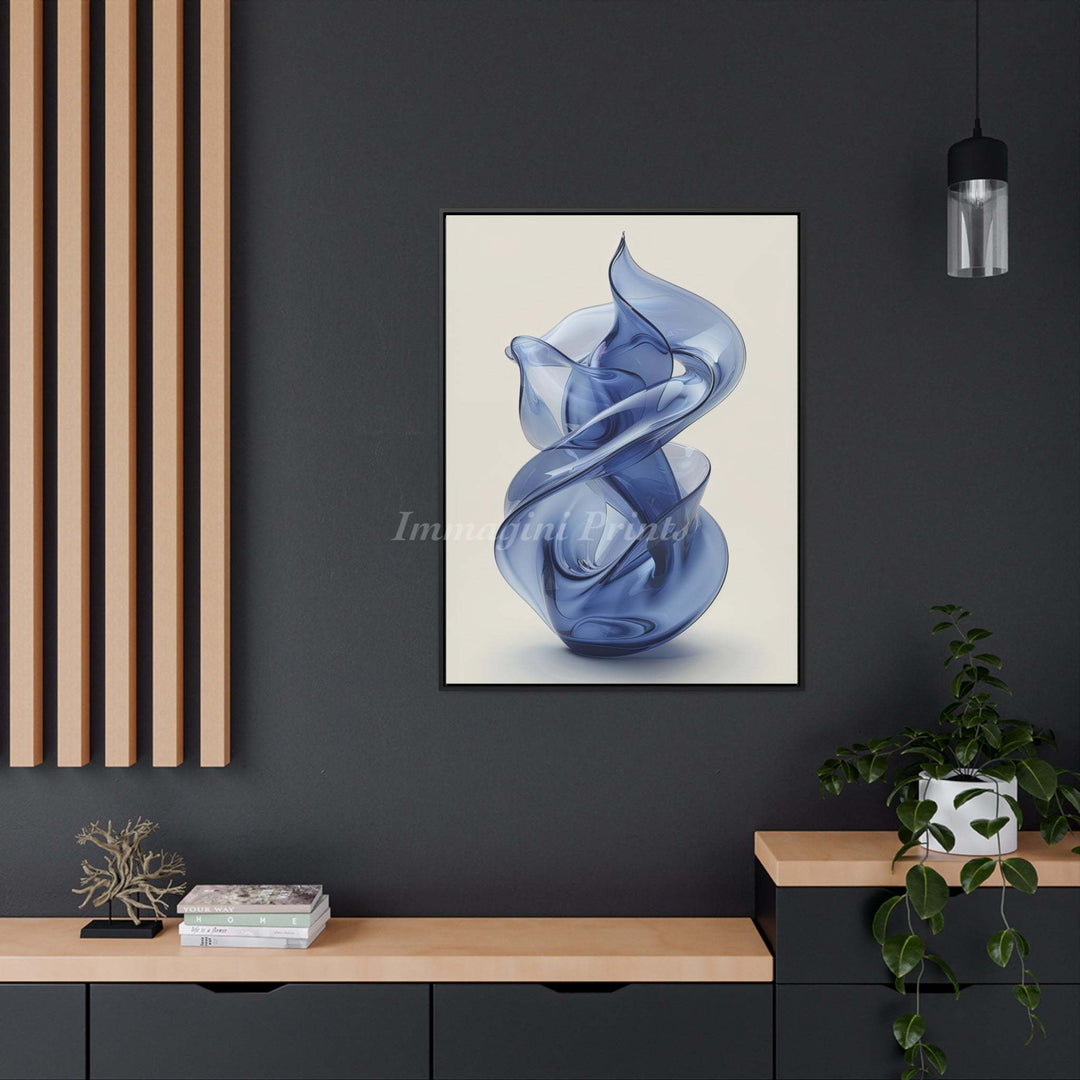 Venetian Waves (Framed Canvas Print)