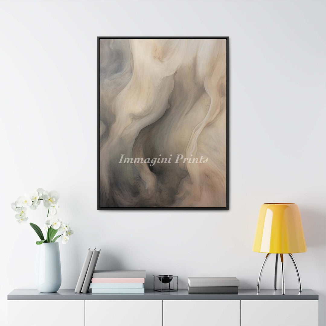 Ashen Dreams (Framed Canvas Print)