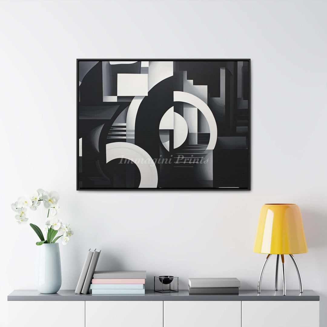 Angled Perspectives (Framed Canvas Print)