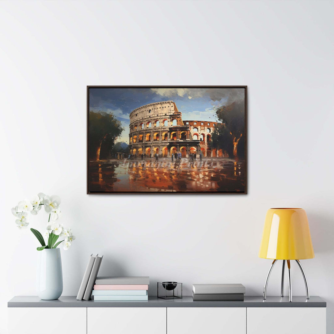 Il Colosseo Romano (Framed Canvas Print)