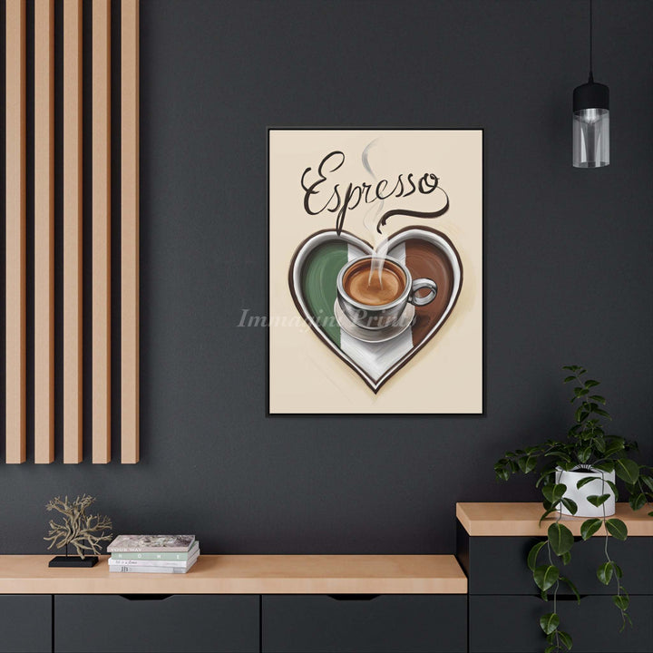 Espresso (Framed Canvas Print)