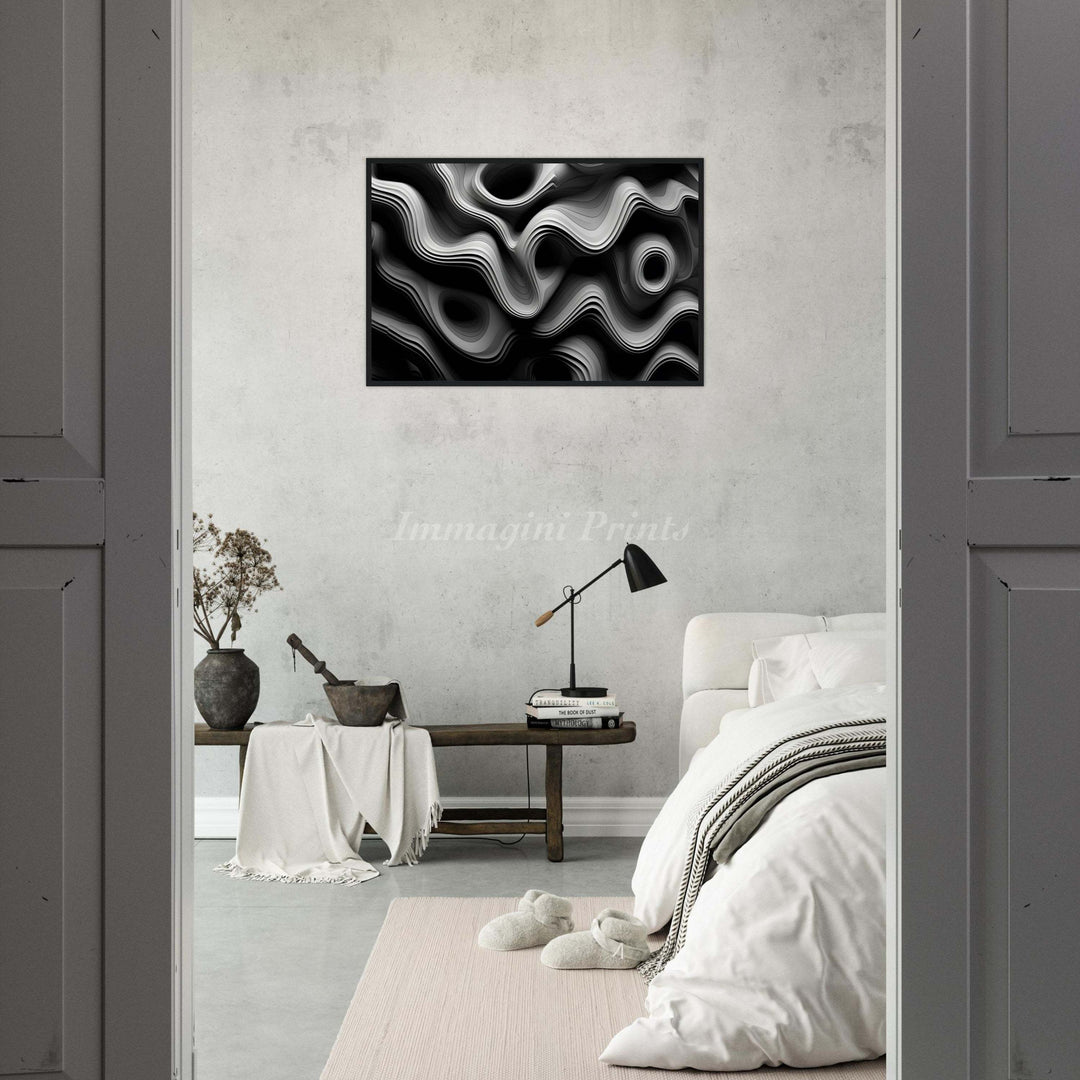 Abstract Contours (Framed Art Print)