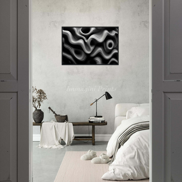 Abstract Contours (Framed Art Print)