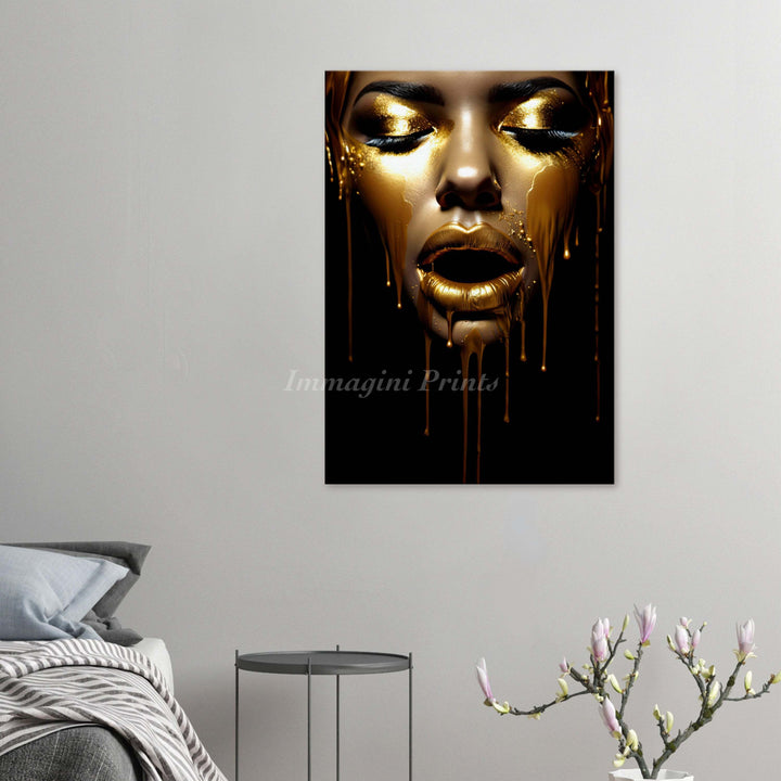 The Golden Goddess (Canvas Print)