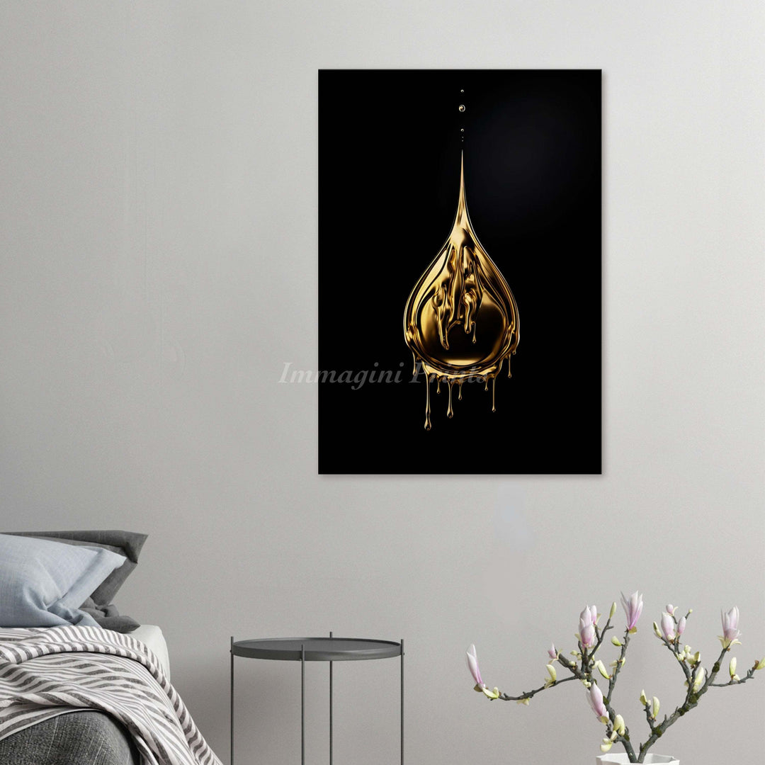 A Drop of Gold (Canvas Print)