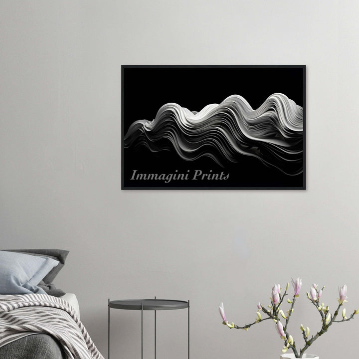 Perpetual Waves (Framed Art Print)