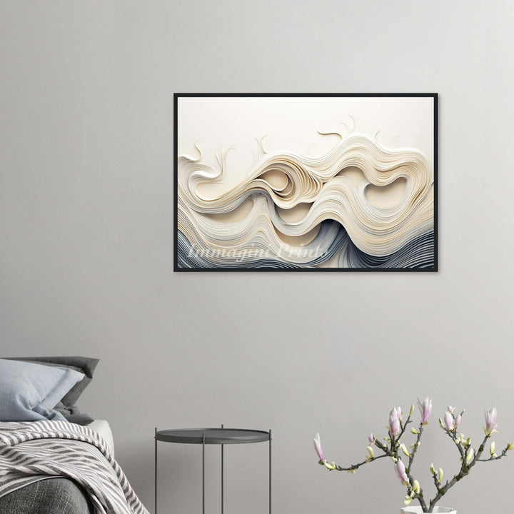 The Flowing (Framed Art Print)