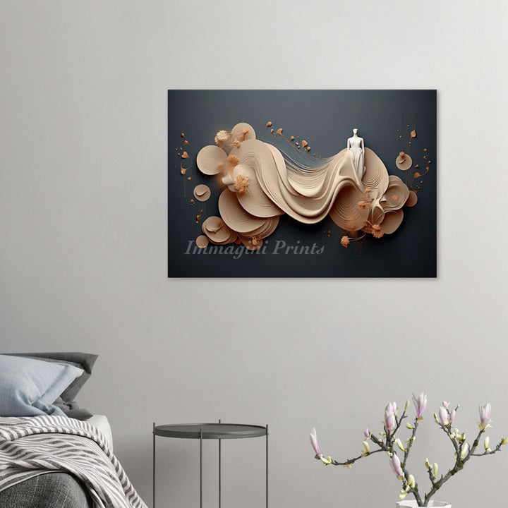 Heaven In Silk (Canvas Print)