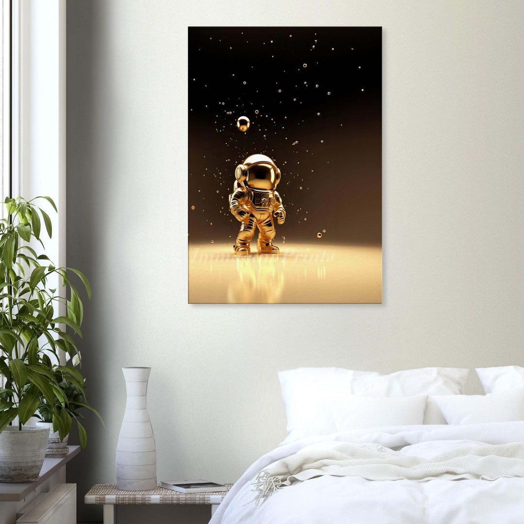 The Golden Astronaut (Canvas Print)