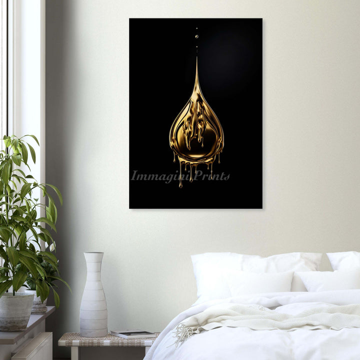 A Drop of Gold (Canvas Print)