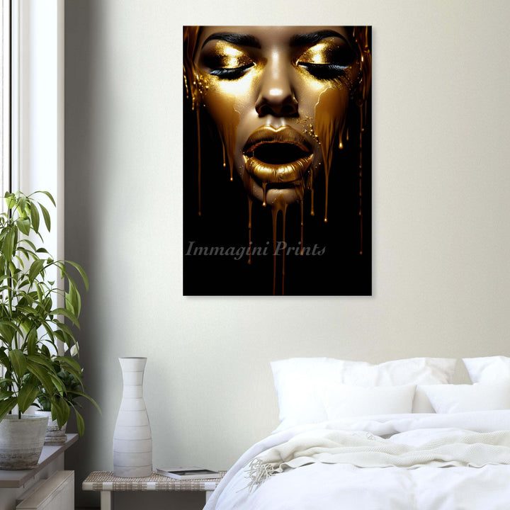 The Golden Goddess (Canvas Print)