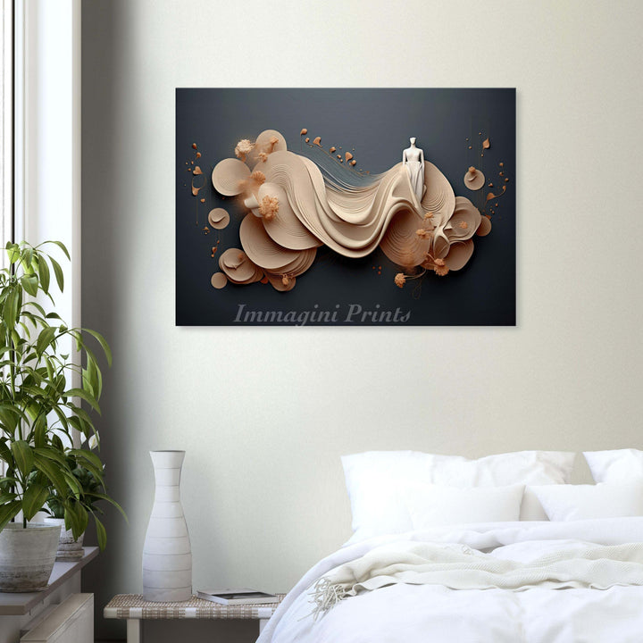 Heaven In Silk (Canvas Print)