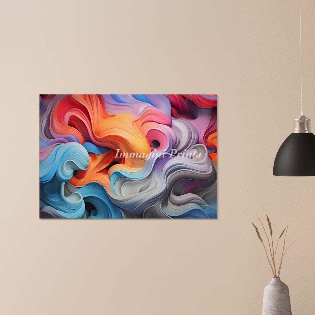 Chromaswirl (Canvas Print)