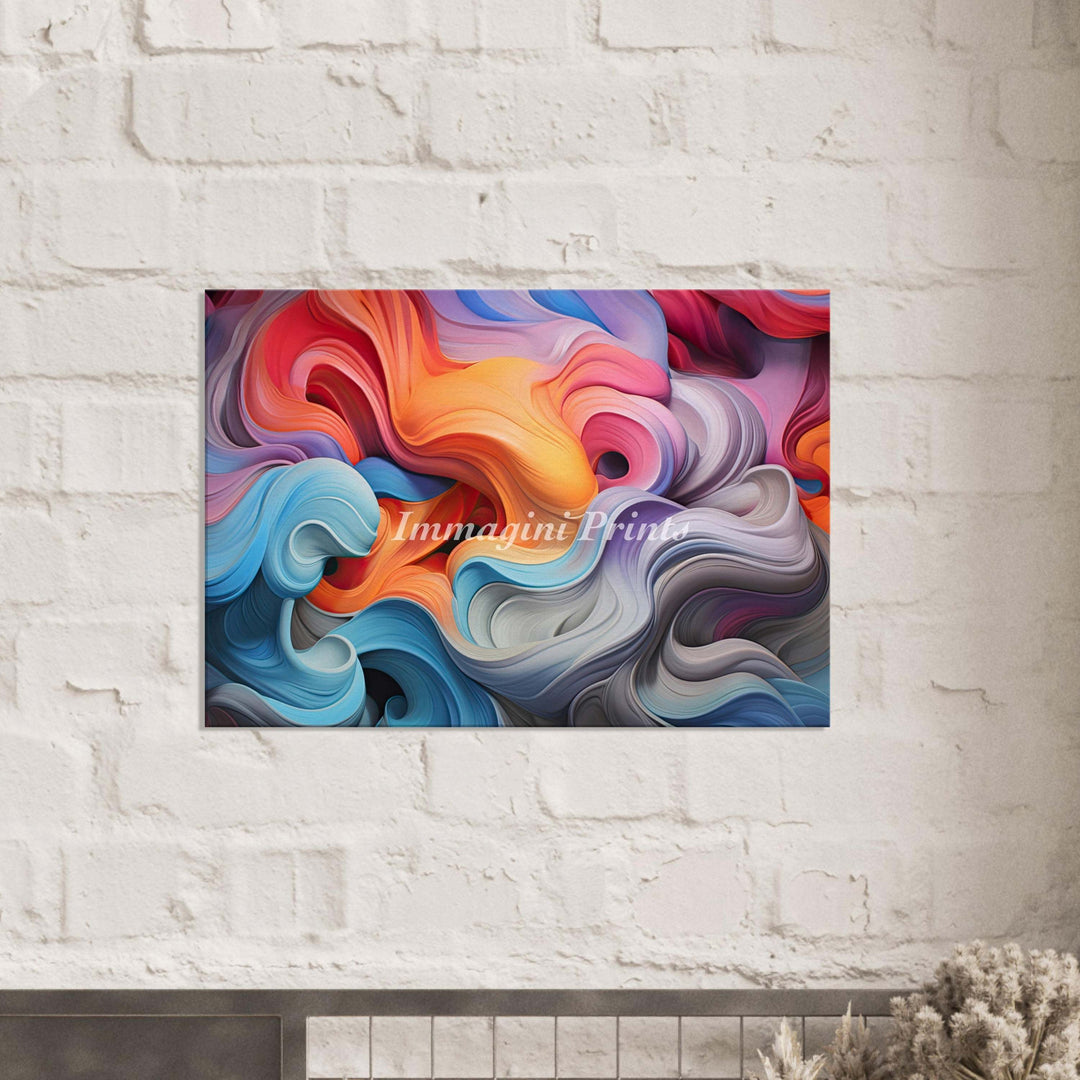 Chromaswirl (Canvas Print)