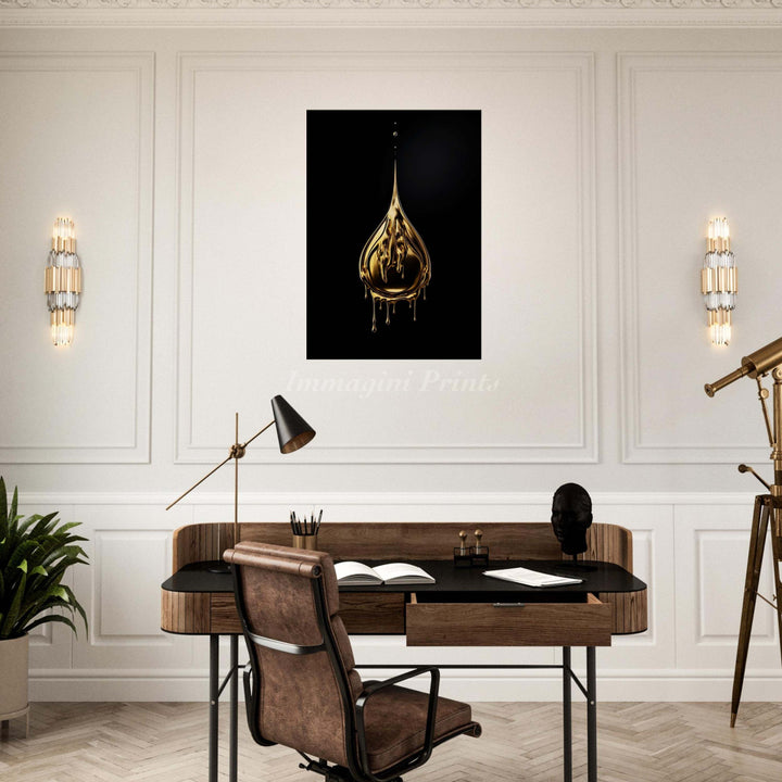 A Drop of Gold (Canvas Print)