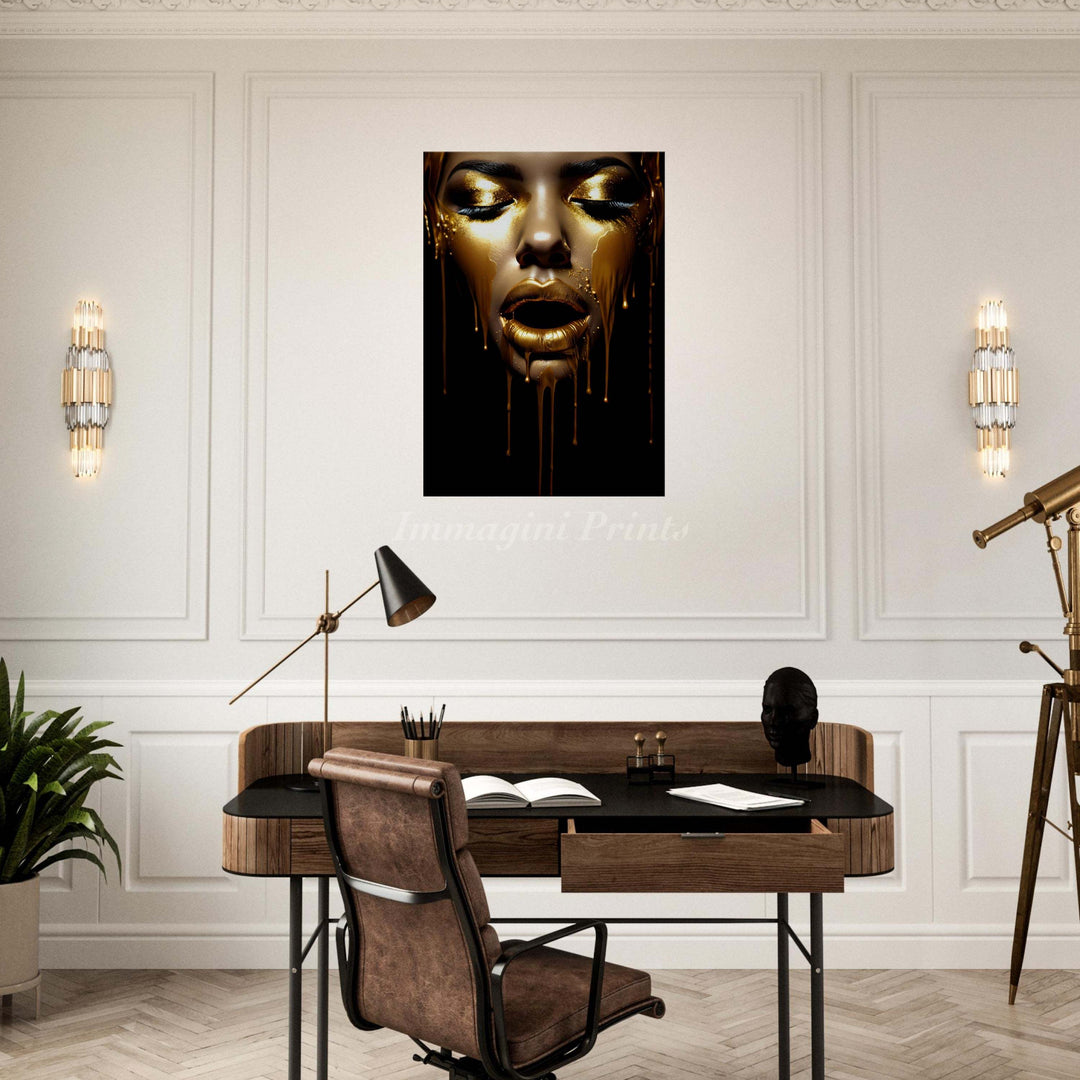 The Golden Goddess (Canvas Print)