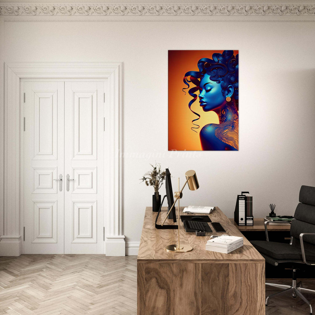 The Blue Temptation (Canvas Print)