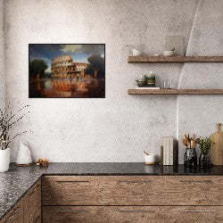 Il Colosseo Romano (Framed Art Print)