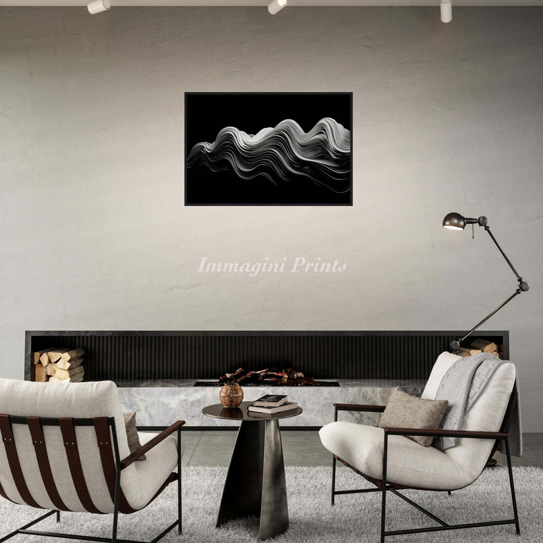 Perpetual Waves (Framed Art Print)