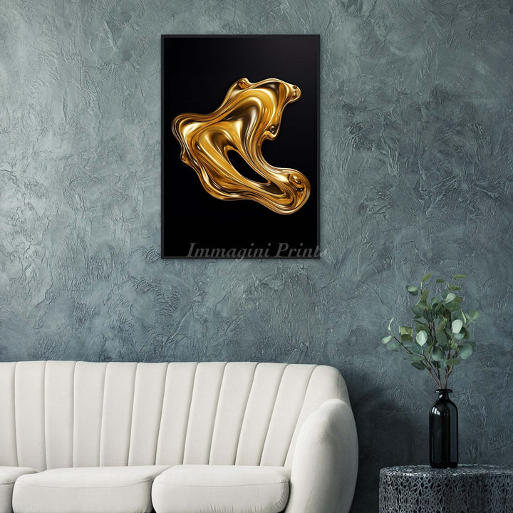 Liquid Gold (Framed Art Print)