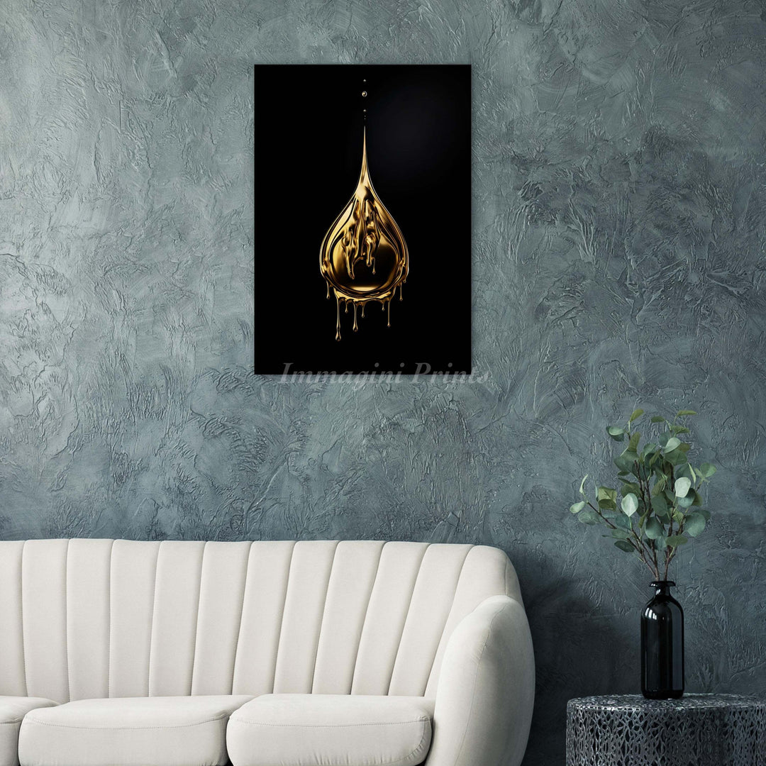 A Drop of Gold (Canvas Print)