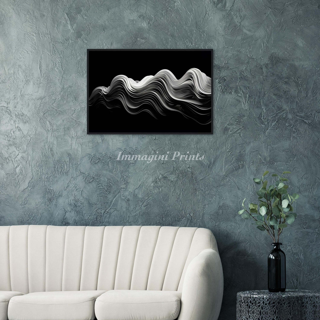 Perpetual Waves (Framed Art Print)