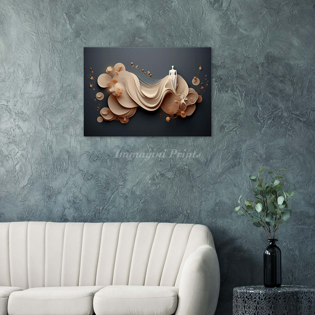 Heaven In Silk (Canvas Print)