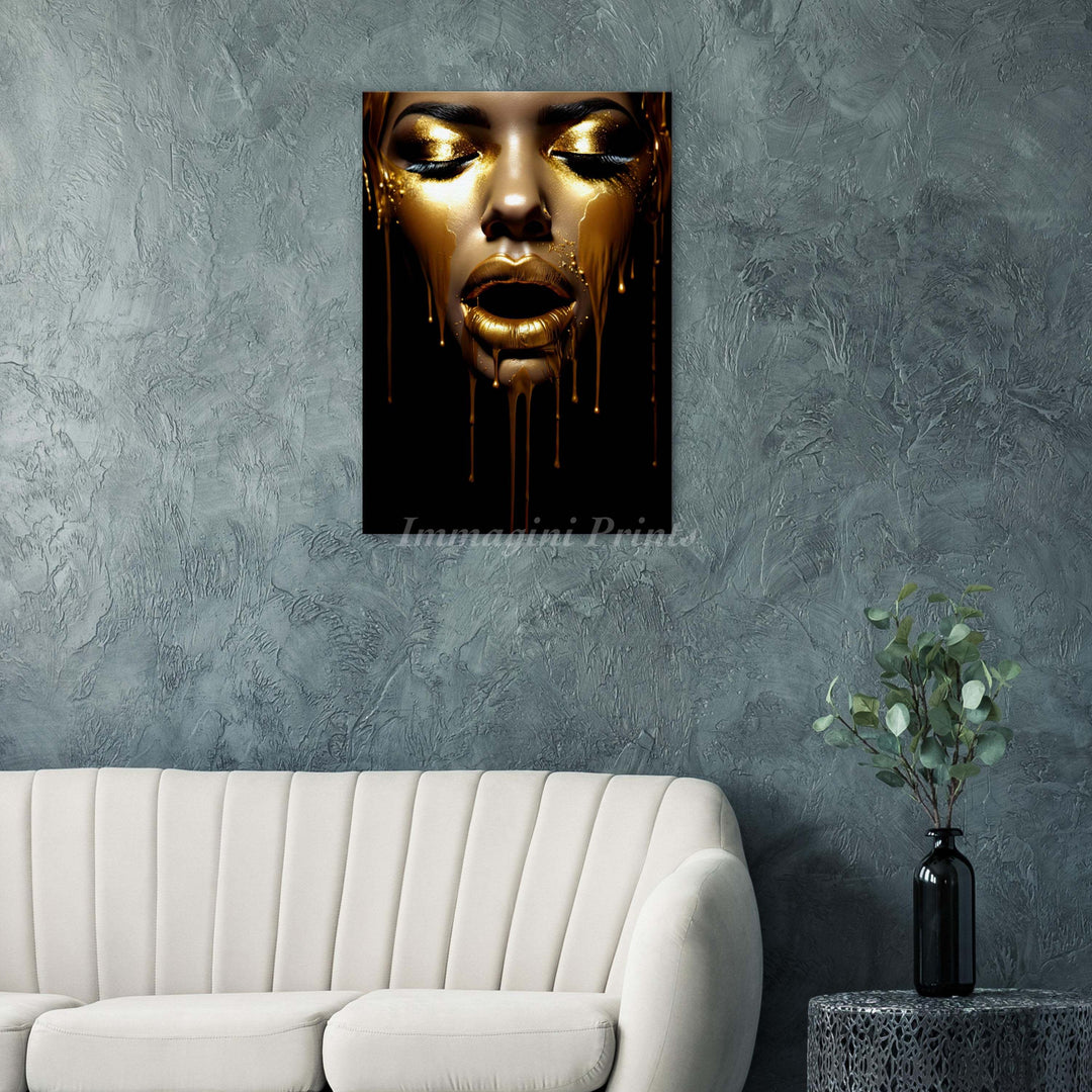 The Golden Goddess (Canvas Print)