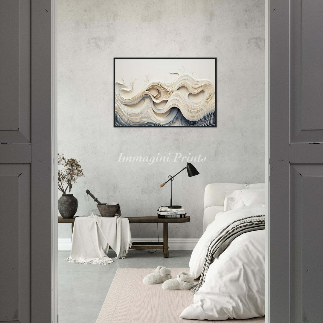 The Flowing (Framed Art Print)