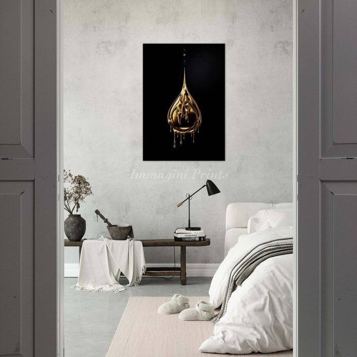 A Drop of Gold (Canvas Print)