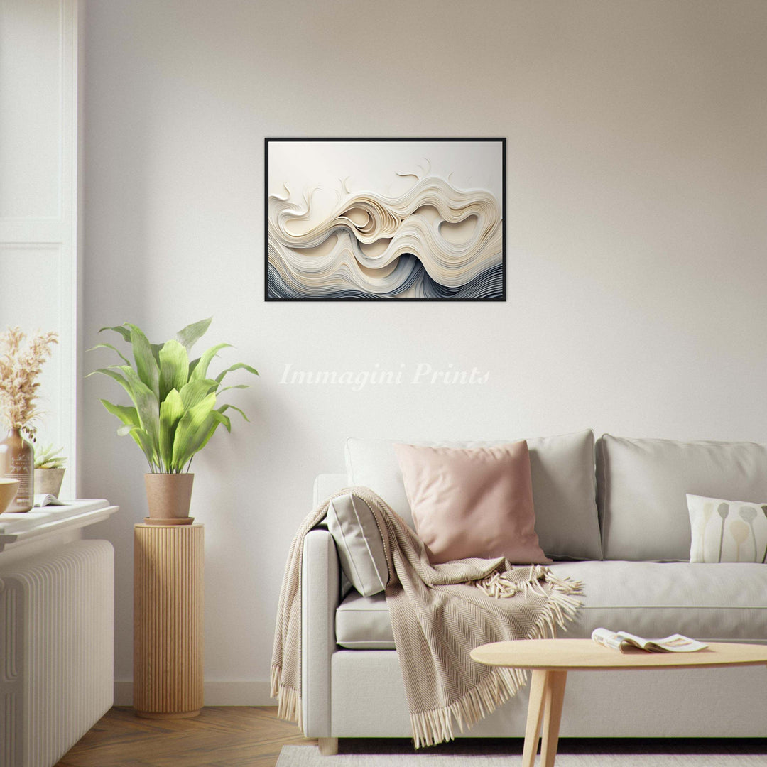 The Flowing (Framed Art Print)