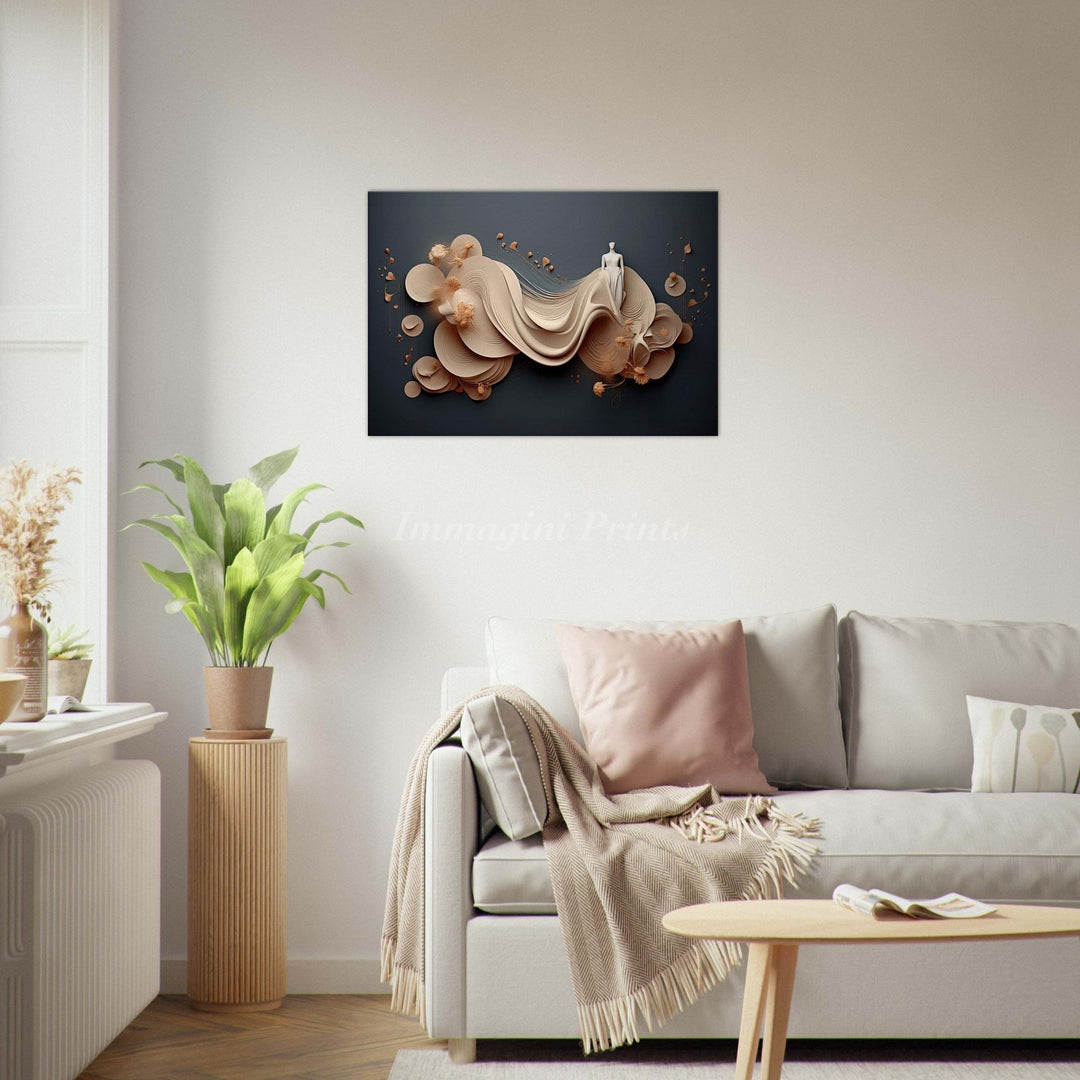 Heaven In Silk (Canvas Print)