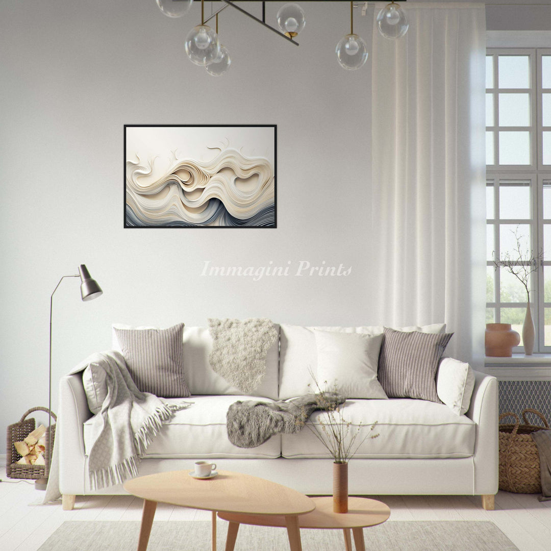 The Flowing (Framed Art Print)