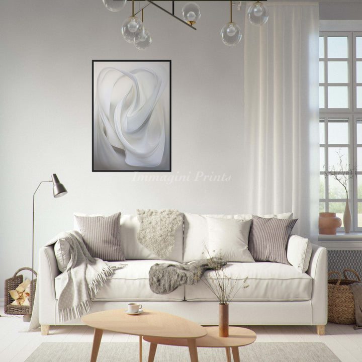 The Ivory Whirlwind (Framed Art Print)