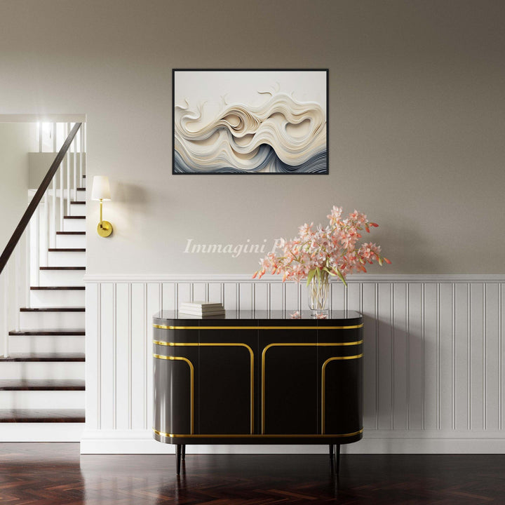 The Flowing (Framed Art Print)