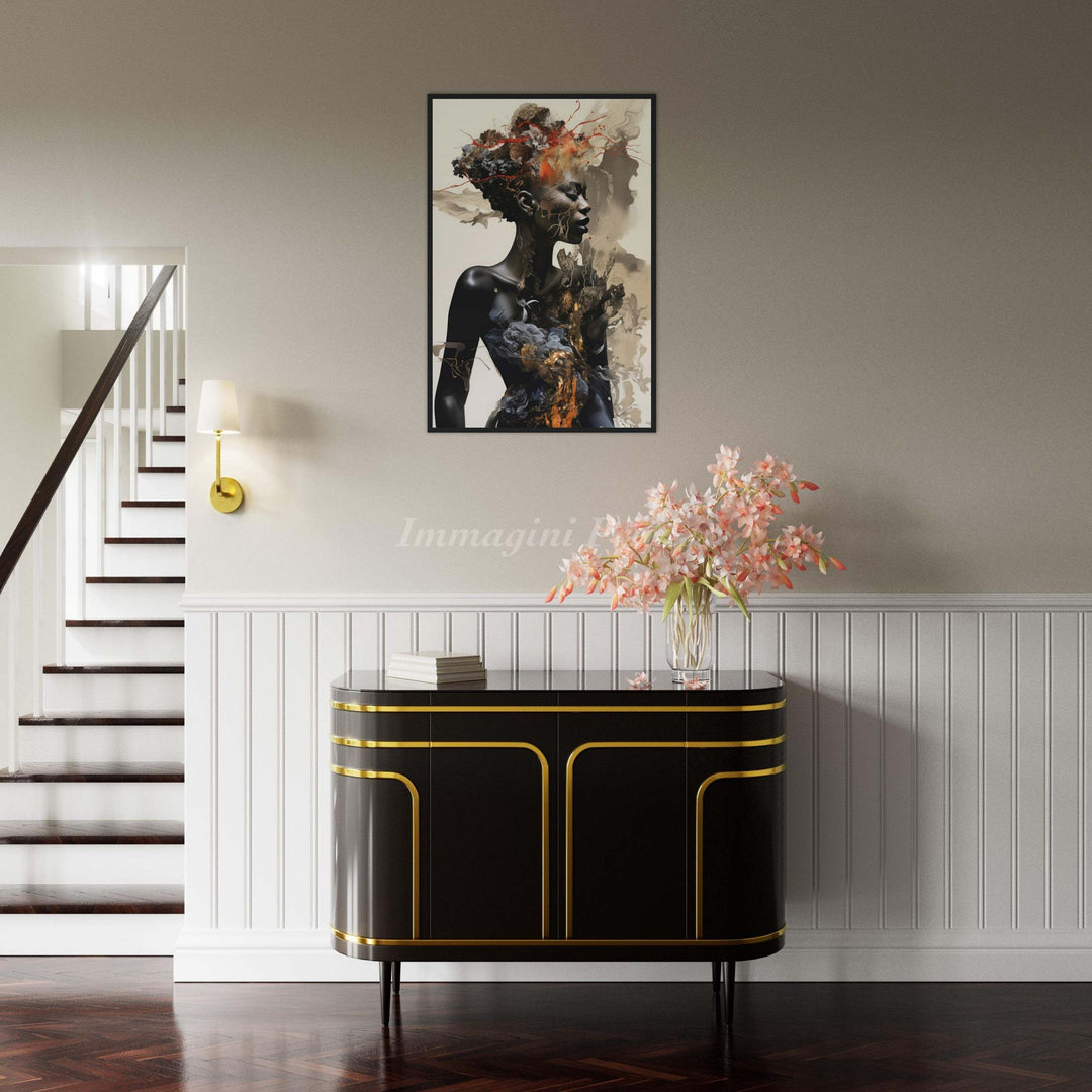 Tranquility Dressed In Chaos (Framed Art Print)