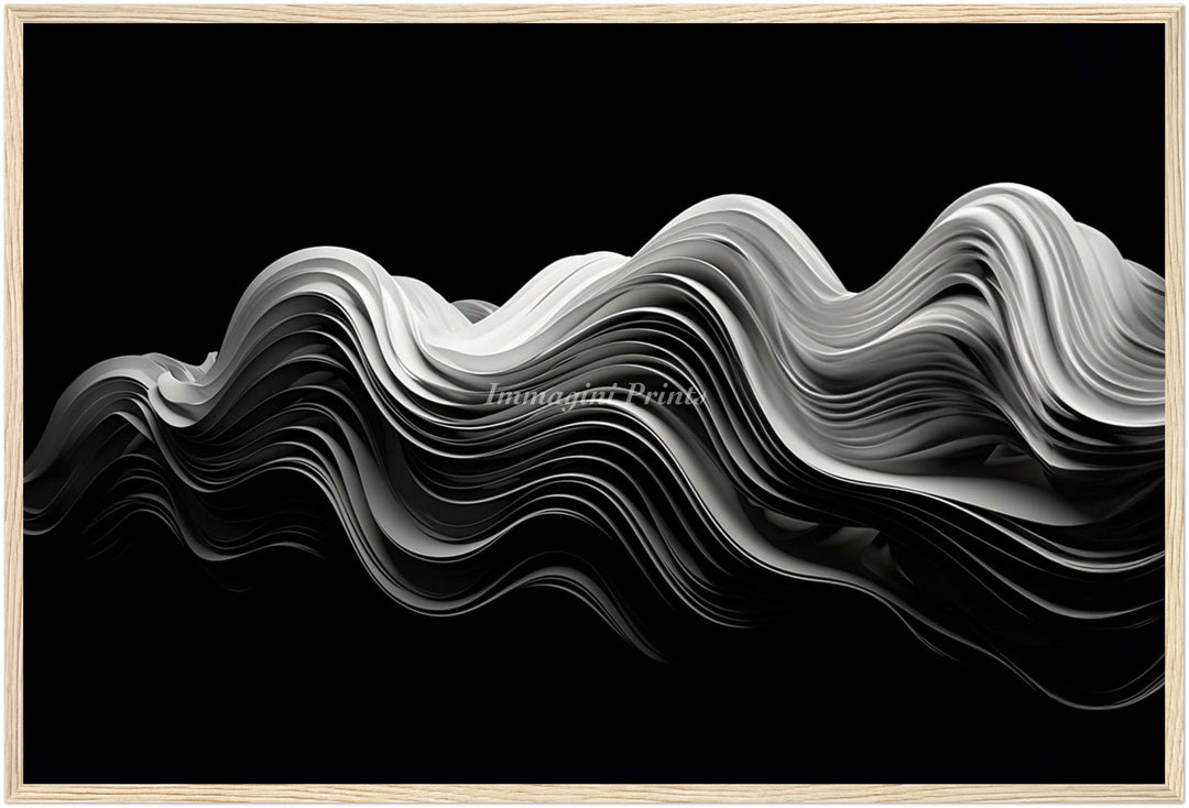 Perpetual Waves (Framed Art Print)