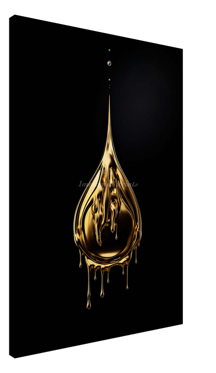 A Drop of Gold (Canvas Print)