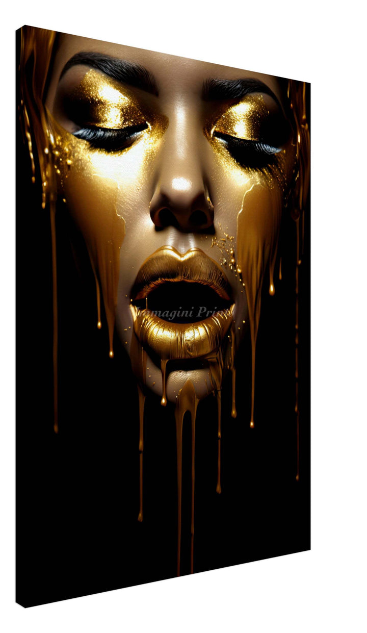 The Golden Goddess (Canvas Print)