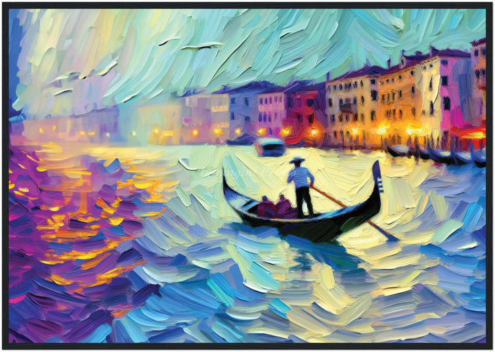 Gondola (Framed Art Print)