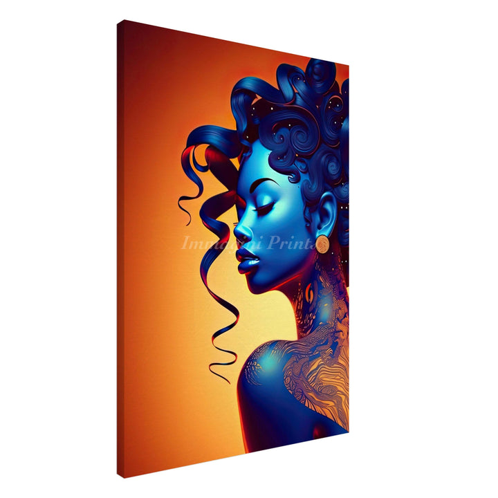 The Blue Temptation (Canvas Print)